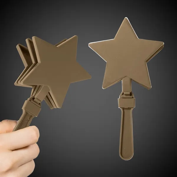 7" plastic star-shaped hand clapper... from ASI 42016 Brighter Promotions Inc / Chemical Light™
