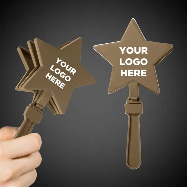 7" plastic star-shaped hand clapper... from ASI 42016 Brighter Promotions Inc / Chemical Light™