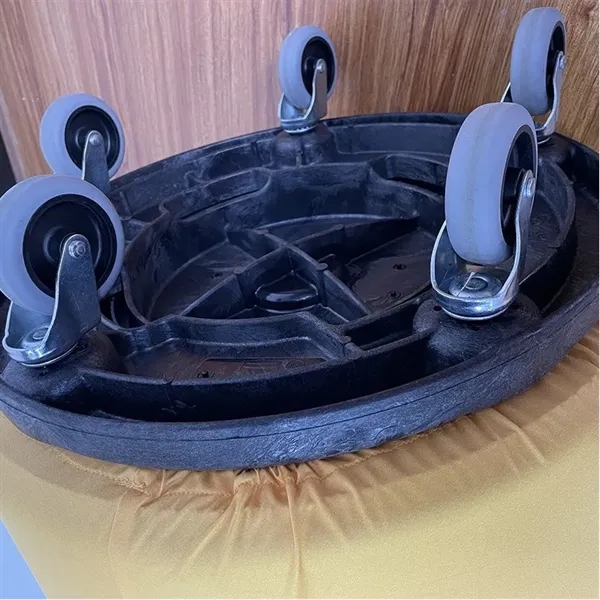 32 Gallon trash can cover made of polyester, used for promotions... from ASI 66230 Landes Inc