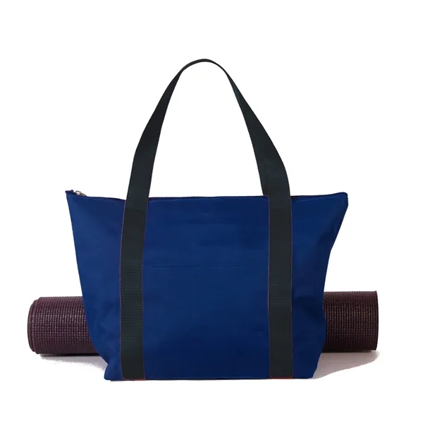 Yoga tote bag with zipper closure made of polycanvas.... from ASI 66230 Landes Inc