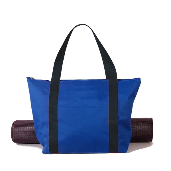 Yoga tote bag with zipper closure made of polycanvas.... from ASI 66230 Landes Inc