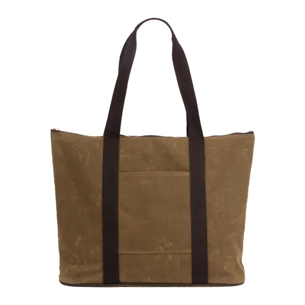 Durable and comfortable tote bag with zipper closure and handle.... from ASI 66230 Landes Inc