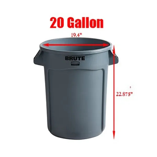 20 Gallon custom trash can cover used for promotions and events.... from ASI 66230 Landes Inc