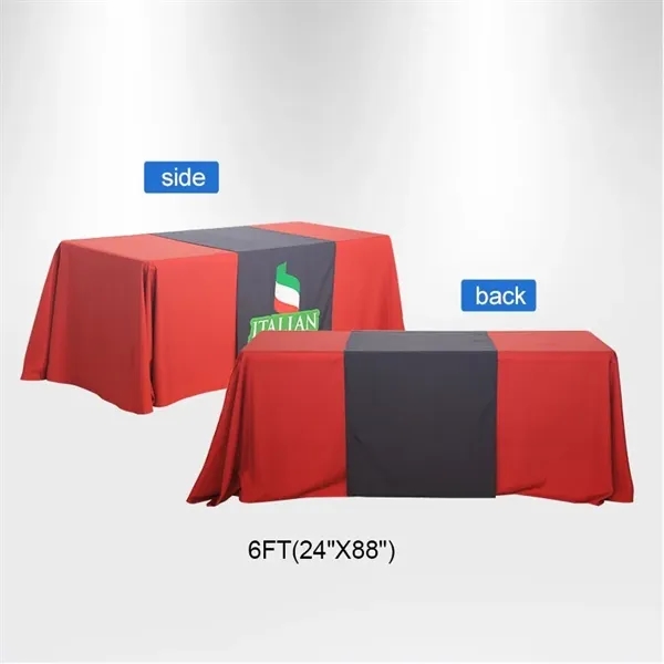 Customized 6' table runner used in outdoor events to print you... from ASI 66230 Landes Inc
