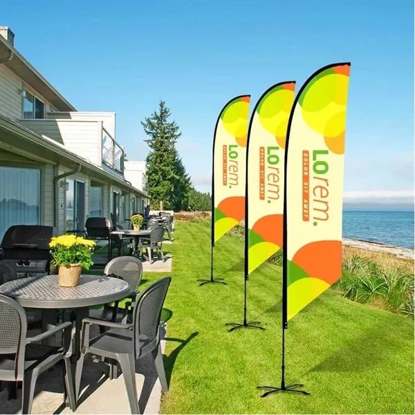 15-ft double sided standard flag for advertisement.... from ASI 66230 Landes Inc