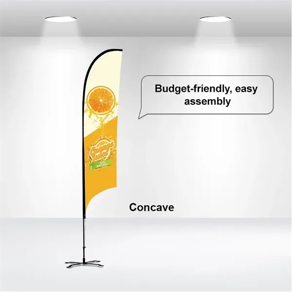 9-ft single sided standard flag for advertisement.... from ASI 66230 Landes Inc