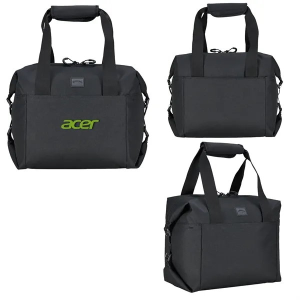 Cooler bag with 28 can capacity (12 oz.). and grab handles.... from ASI 57653 Gold Bond