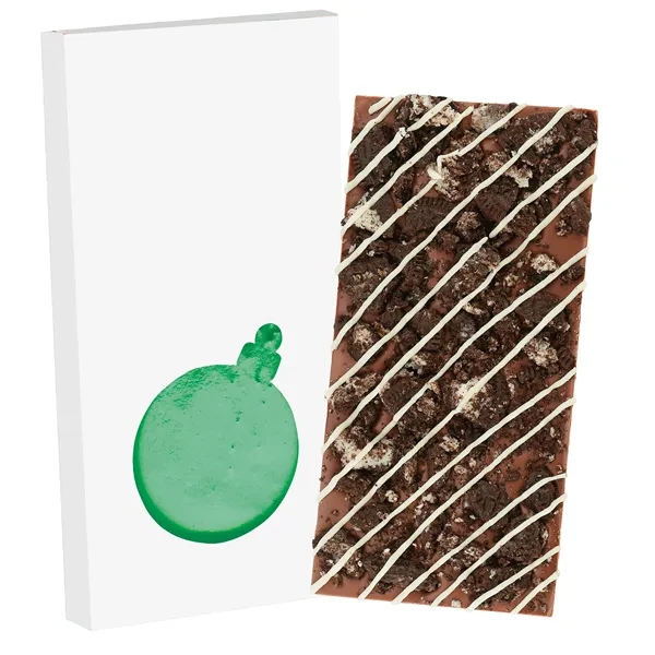 4CP Ornament Window Box with Milk Chocolate w/ Crushed Oreo® Chocolate... from ASI 71685 Midnite Snax®