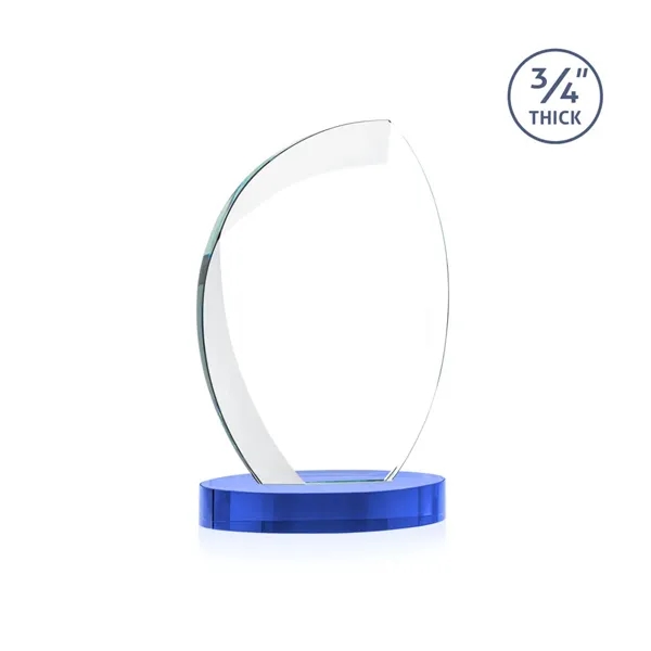 The Wichita Award on Alberton Base features thick 3/4" Starfire Crystal... from ASI 84592 St Regis Group / St Regis