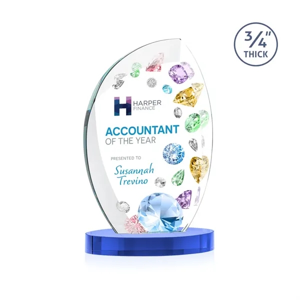 The Wichita Award on Alberton Base features thick 3/4" Starfire Crystal... from ASI 84592 St Regis Group / St Regis