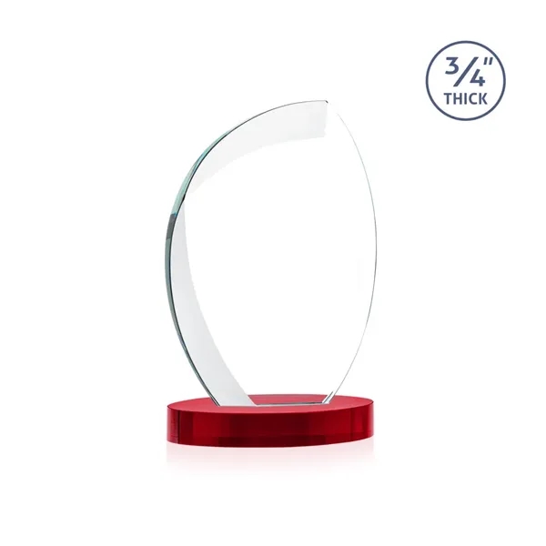 The Wichita Award on Alberton Base features thick 3/4" Starfire Crystal... from ASI 84592 St Regis Group / St Regis