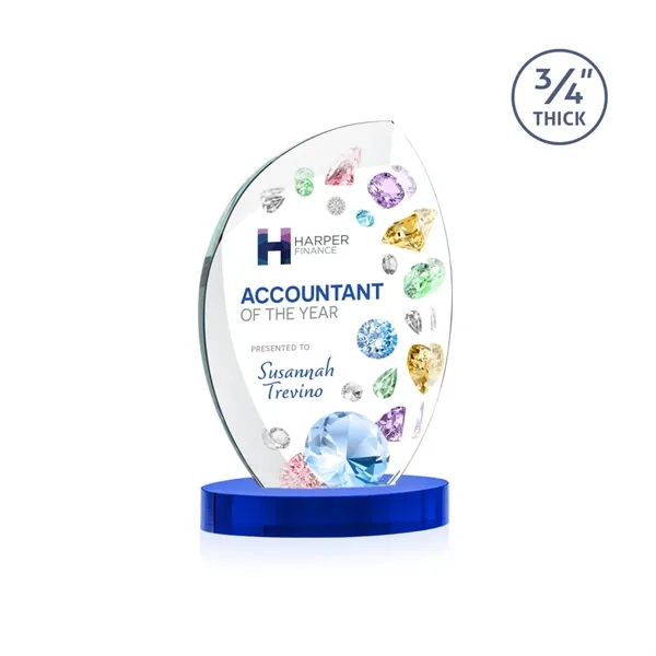 The Wichita Award on Alberton Base features thick 3/4" Starfire Crystal... from ASI 84592 St Regis Group / St Regis