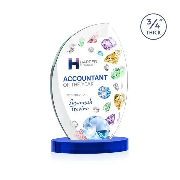 The Wichita Award on Alberton Base features thick 3/4" Starfire Crystal... from ASI 84592 St Regis Group / St Regis