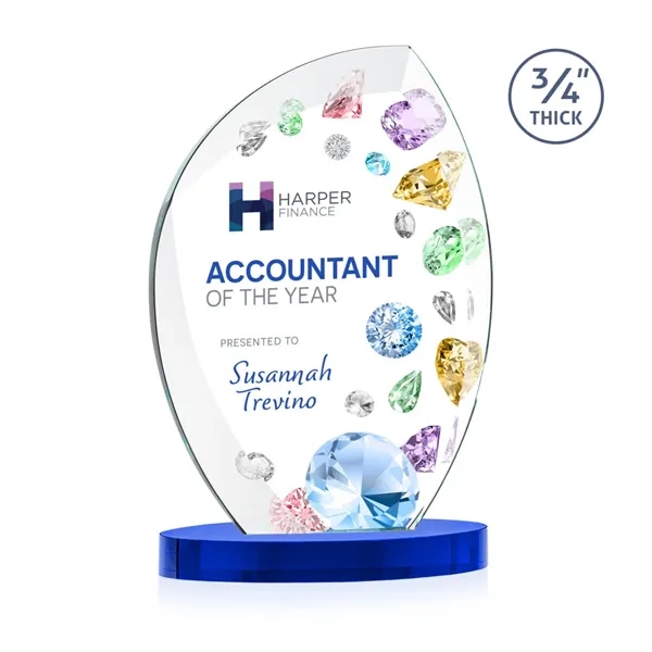 The Wichita Award on Alberton Base features thick 3/4" Starfire Crystal... from ASI 84592 St Regis Group / St Regis