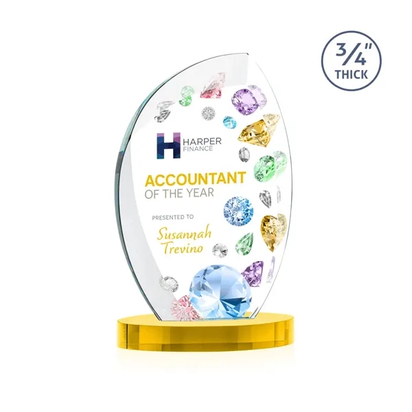 The Wichita Award on Alberton Base features thick 3/4" Starfire Crystal... from ASI 84592 St Regis Group / St Regis