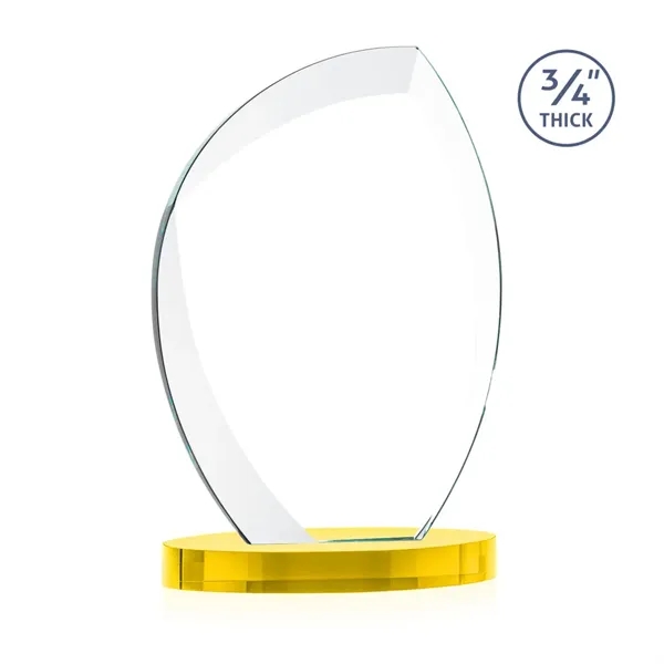 The Wichita Award on Alberton Base features thick 3/4" Starfire Crystal... from ASI 84592 St Regis Group / St Regis