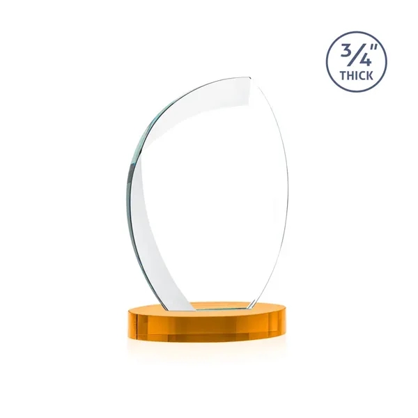 The Wichita Award on Alberton Base features thick 3/4" Starfire Crystal... from ASI 84592 St Regis Group / St Regis