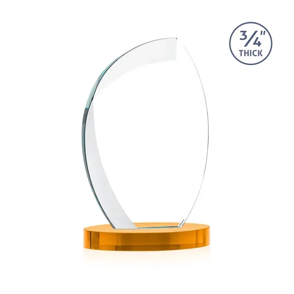The Wichita Award on Alberton Base features thick 3/4" Starfire Crystal... from ASI 84592 St Regis Group / St Regis