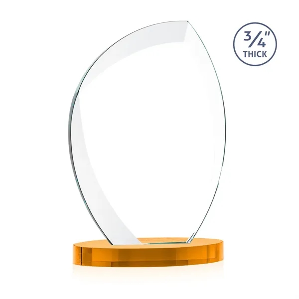 The Wichita Award on Alberton Base features thick 3/4" Starfire Crystal... from ASI 84592 St Regis Group / St Regis