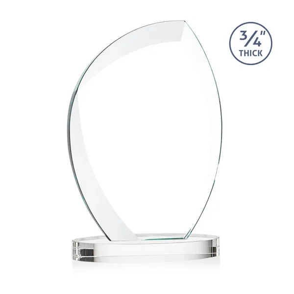 The Wichita Award on Alberton Base features thick 3/4" Starfire Crystal... from ASI 84592 St Regis Group / St Regis
