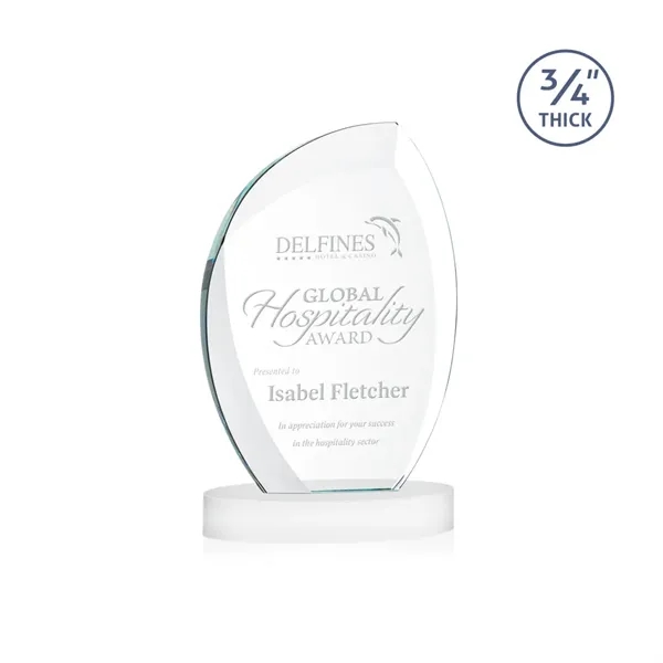 The Wichita Award on Alberton Base features thick 3/4" Starfire Crystal... from ASI 84592 St Regis Group / St Regis