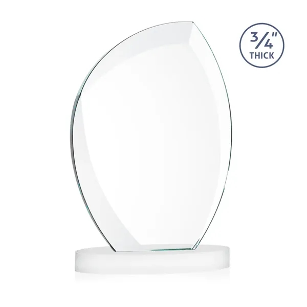 The Wichita Award on Alberton Base features thick 3/4" Starfire Crystal... from ASI 84592 St Regis Group / St Regis
