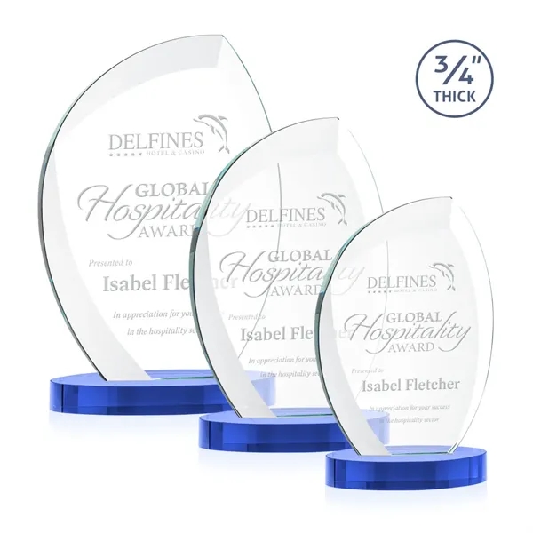 The Wichita Award on Alberton Base features thick 3/4" Starfire Crystal... from ASI 84592 St Regis Group / St Regis