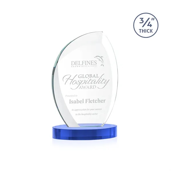 The Wichita Award on Alberton Base features thick 3/4" Starfire Crystal... from ASI 84592 St Regis Group / St Regis