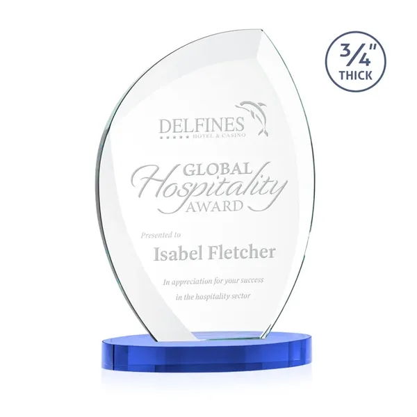 The Wichita Award on Alberton Base features thick 3/4" Starfire Crystal... from ASI 84592 St Regis Group / St Regis