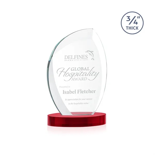 The Wichita Award on Alberton Base features thick 3/4" Starfire Crystal... from ASI 84592 St Regis Group / St Regis