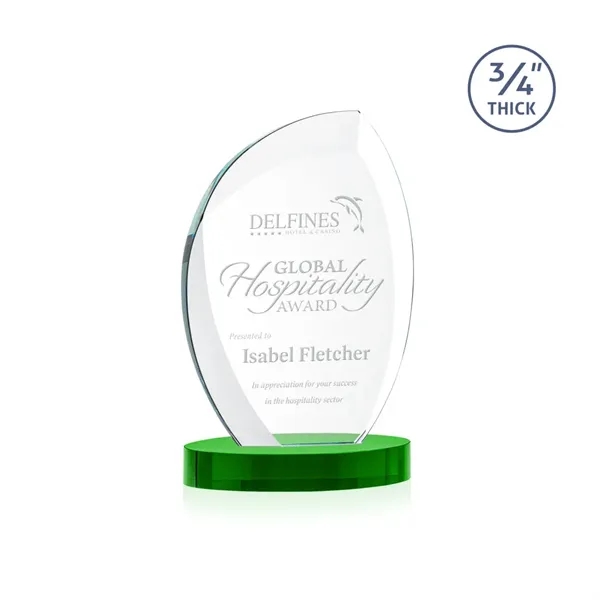 The Wichita Award on Alberton Base features thick 3/4" Starfire Crystal... from ASI 84592 St Regis Group / St Regis