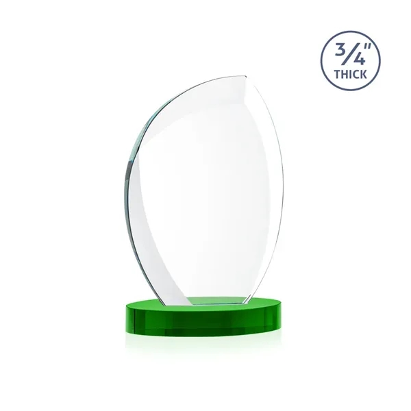 The Wichita Award on Alberton Base features thick 3/4" Starfire Crystal... from ASI 84592 St Regis Group / St Regis