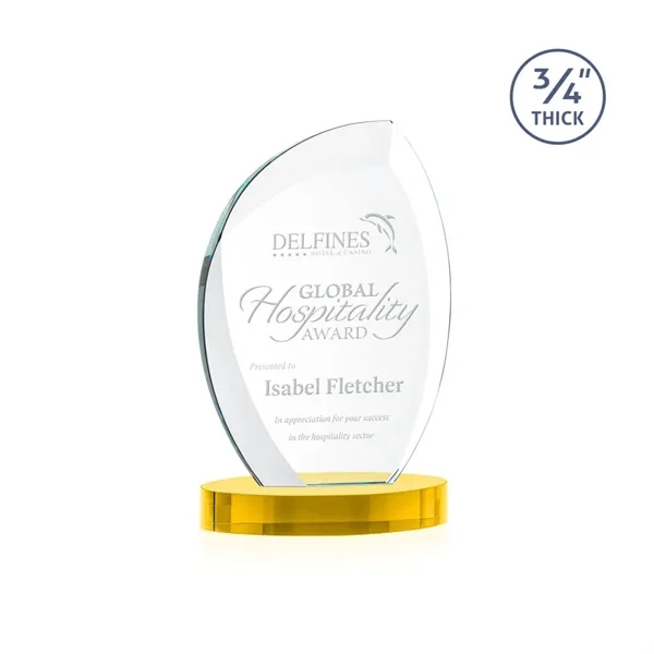 The Wichita Award on Alberton Base features thick 3/4" Starfire Crystal... from ASI 84592 St Regis Group / St Regis