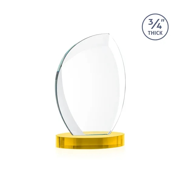 The Wichita Award on Alberton Base features thick 3/4" Starfire Crystal... from ASI 84592 St Regis Group / St Regis