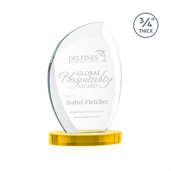 The Wichita Award on Alberton Base features thick 3/4" Starfire Crystal... from ASI 84592 St Regis Group / St Regis