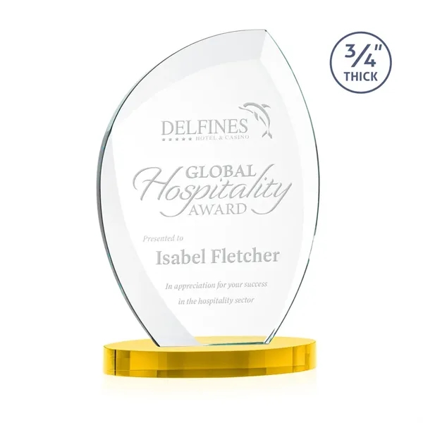 The Wichita Award on Alberton Base features thick 3/4" Starfire Crystal... from ASI 84592 St Regis Group / St Regis