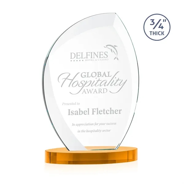 The Wichita Award on Alberton Base features thick 3/4" Starfire Crystal... from ASI 84592 St Regis Group / St Regis