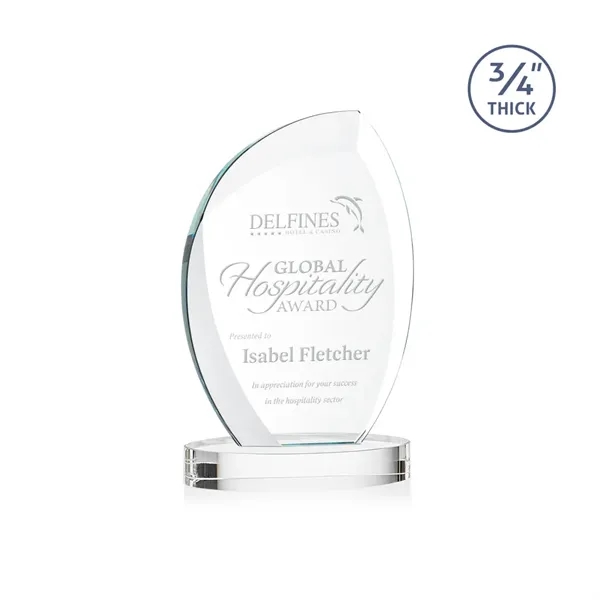 The Wichita Award on Alberton Base features thick 3/4" Starfire Crystal... from ASI 84592 St Regis Group / St Regis