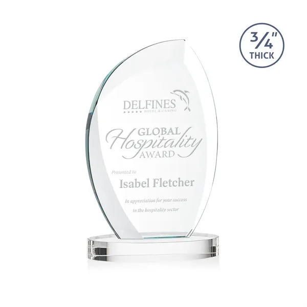 The Wichita Award on Alberton Base features thick 3/4" Starfire Crystal... from ASI 84592 St Regis Group / St Regis
