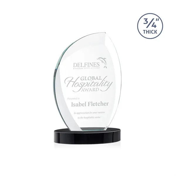 The Wichita Award on Alberton Base features thick 3/4" Starfire Crystal... from ASI 84592 St Regis Group / St Regis