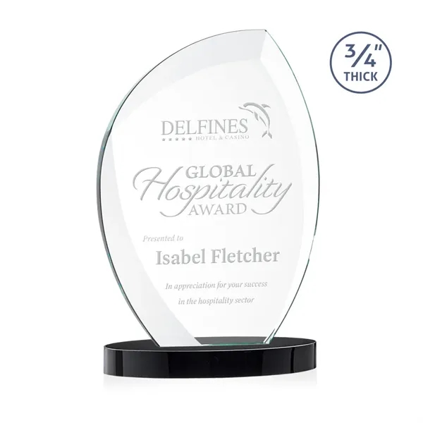 The Wichita Award on Alberton Base features thick 3/4" Starfire Crystal... from ASI 84592 St Regis Group / St Regis