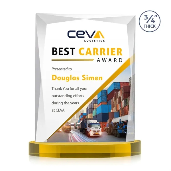 Messina VividPrint™ Award on Alberton Base - Gold... from ASI 84592 St Regis Group / St Regis