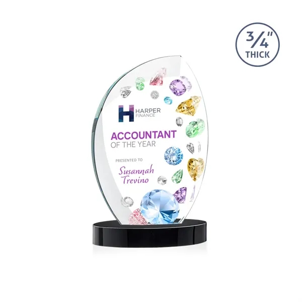 The Wichita Award on Alberton Base features thick 3/4" Starfire Crystal... from ASI 84592 St Regis Group