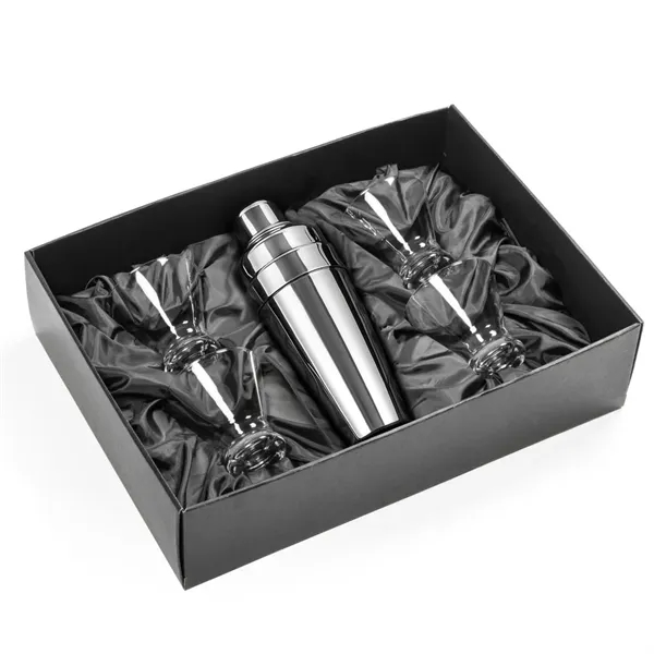 The Milano Shaker & Martini Set exudes timeless sophistication, making it... from ASI 84592 St Regis Group