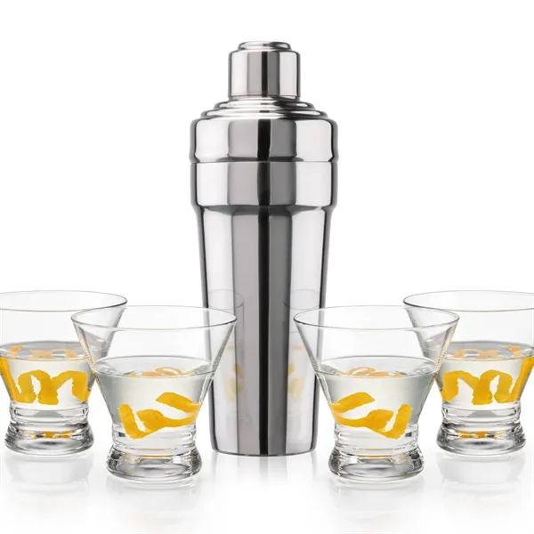 The Milano Shaker & Martini Set exudes timeless sophistication, making it... from ASI 84592 St Regis Group