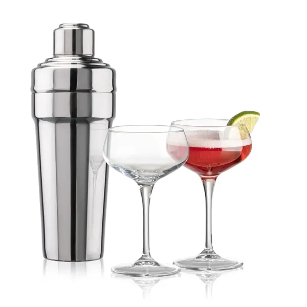 The Milano Shaker & Martini Set exudes timeless sophistication, making it... from ASI 84592 St Regis Group