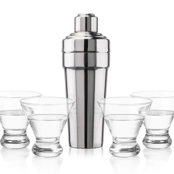 The Milano Shaker & Martini Set exudes timeless sophistication, making it... from ASI 84592 St Regis Group