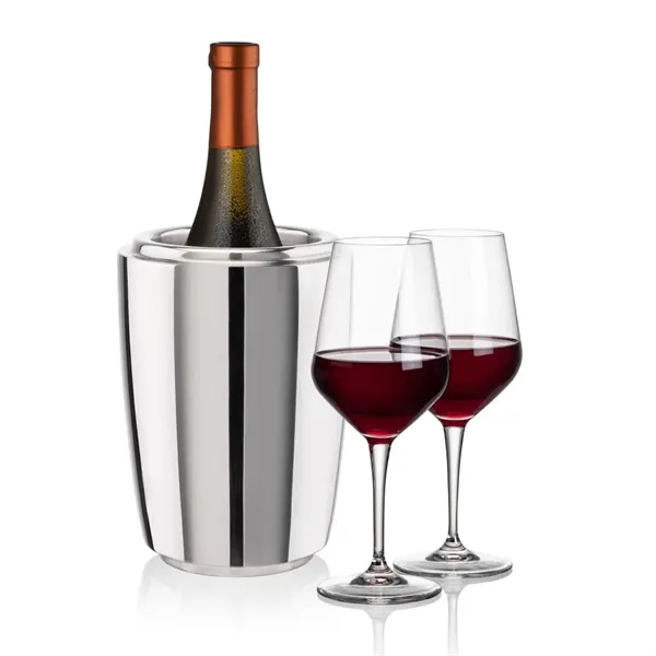 The Pescara Wine Cooler & Wine Glass Set is a refined... from ASI 84592 St Regis Group
