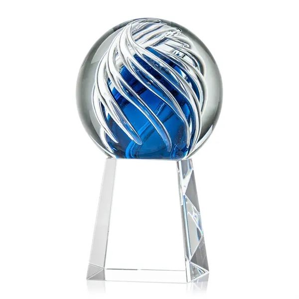 Genista art glass awards on our Celestina tall tapered Optical base... from ASI 84592 St Regis Group / St Regis