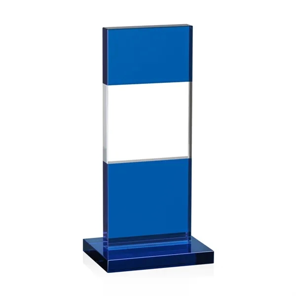 A sharply contrasting award, the Basilia intersects deep blue crystal with... from ASI 84592 St Regis Group / St Regis